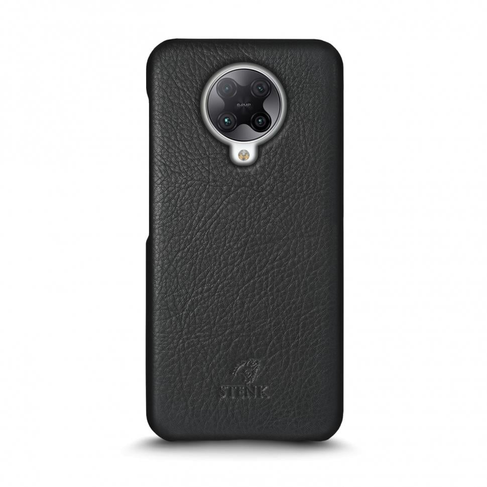 Кожаная накладка Stenk Cover для Xiaomi Redmi K30 Pro Черный (69498)