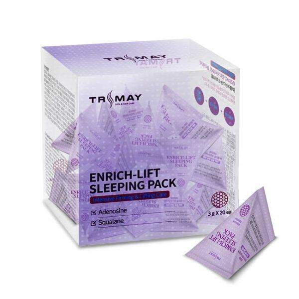 Маска Trimay Enrich-lift Sleeping Pack способствует разглаживанию морщин 60 г