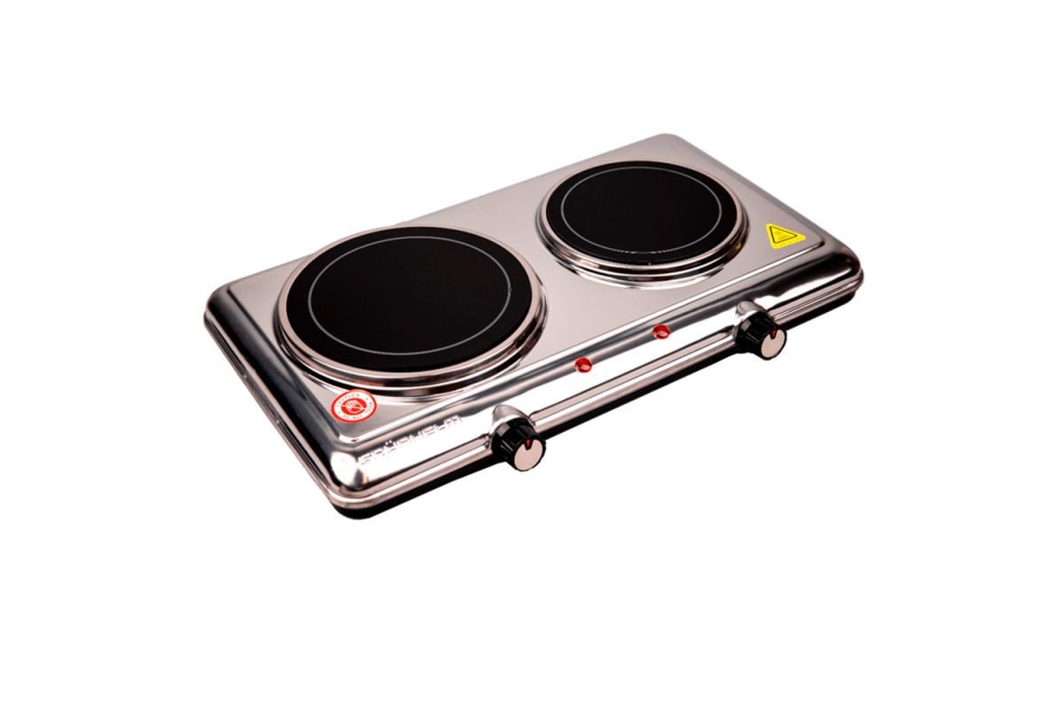 Электроплита дисковая GHP-5644S 2,1 кВт 2 конфорки нержавеющая сталь Электроплита дисковая GHP-5644S 2,1 кВт 2 конфорки нержавеющая сталь