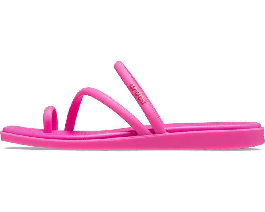 Сандалии Crocs Miami Metallic Toe Loop р. 39-40 Pink Crush (23254796) - фото 5