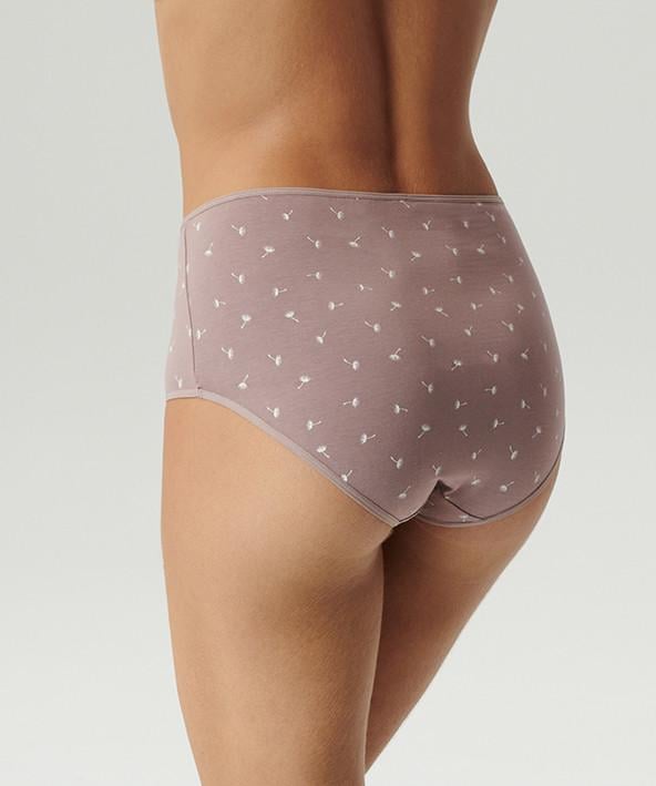 Набор трусов женских Atlantic 3LP-222 макси с завышенной талией и принтом хлопковых XL Кофейный/Розовый/Серый (2596973259) - фото 3 Набор трусов женских Atlantic 3LP-222 макси с завышенной талией и принтом хлопковых XL Кофейный/Розовый/Серый (2596973259) - фото 3