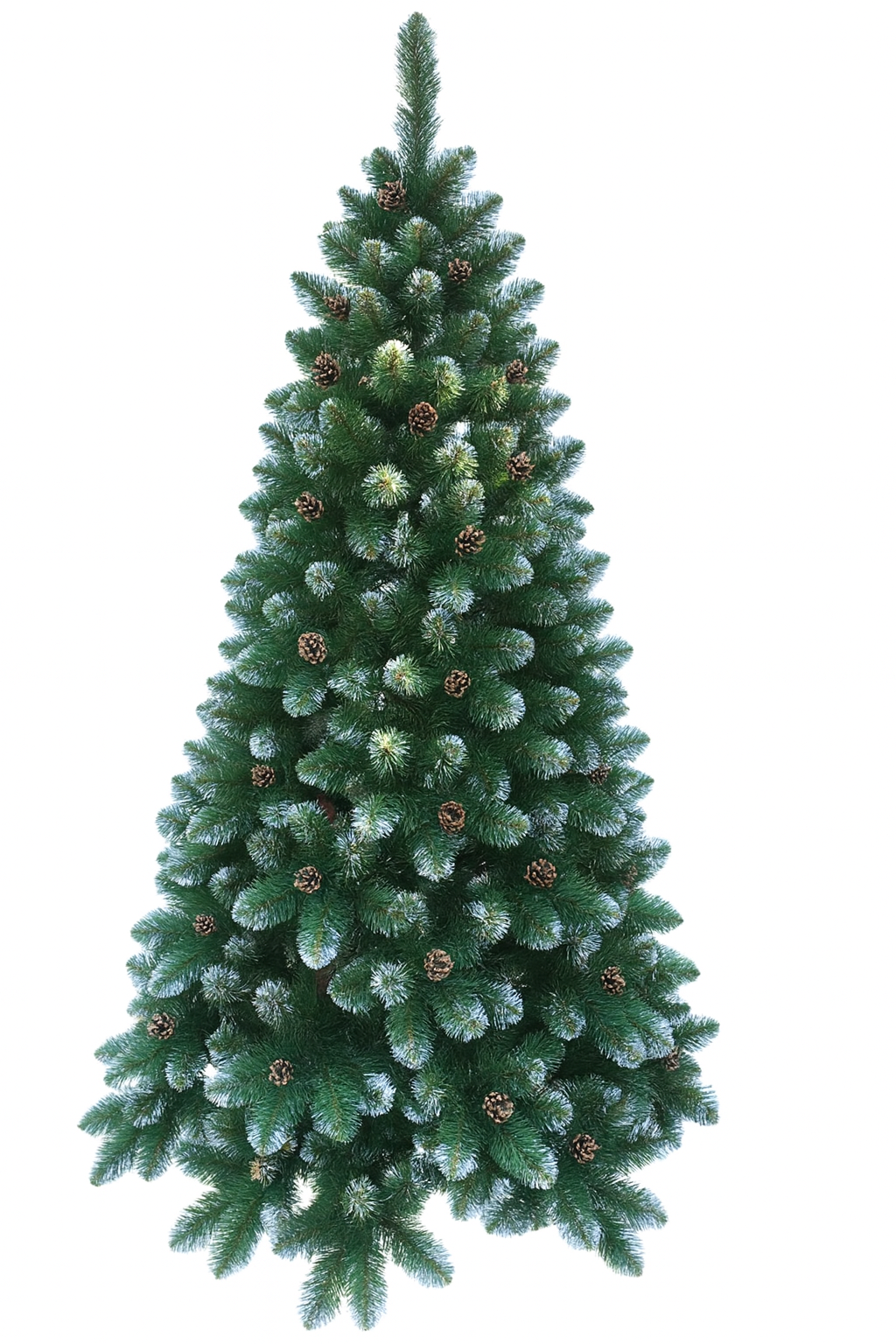 Искусственная елка пушистая со снегом YaLINKA КZ22 с золотыми шишками и жемчугом 220 см Золотой (90887778)