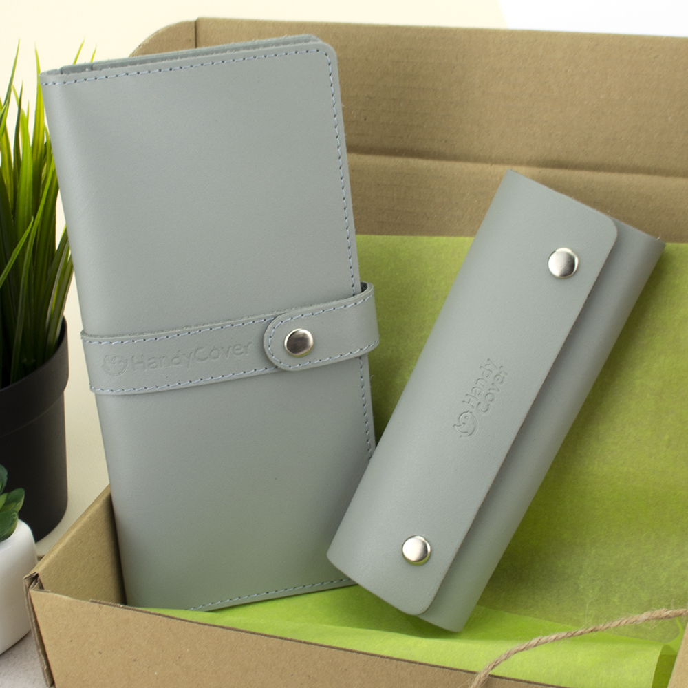 Подарочный женский набор HandyCover №51 2 предмета Серый