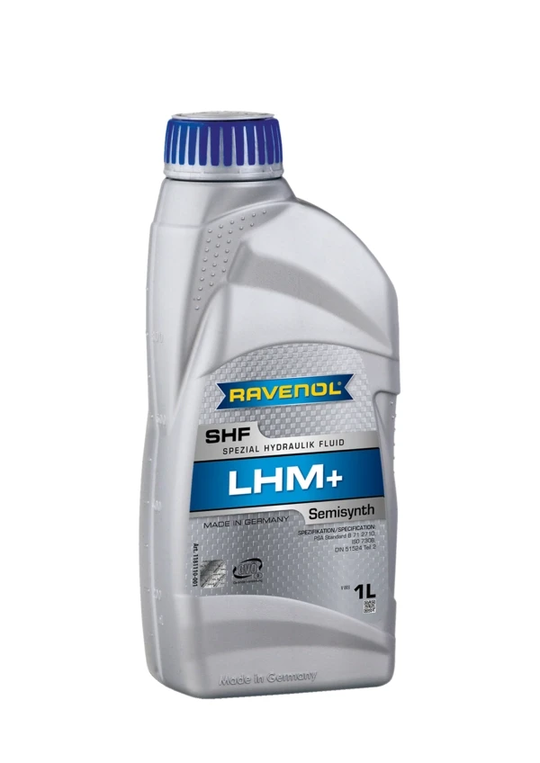 Гидравлическая жидкость RAVENOL LHM Plus полусинтетика 1 л (1181110-001)