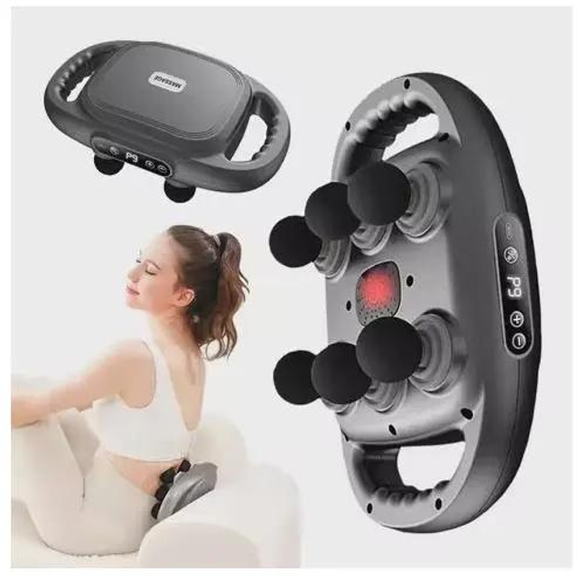 Перкуссионный массажер с дисплеем и 12 массажными головками на 9 режимов массажа - фото 3 Перкуссионный массажер с дисплеем и 12 массажными головками на 9 режимов массажа - фото 3