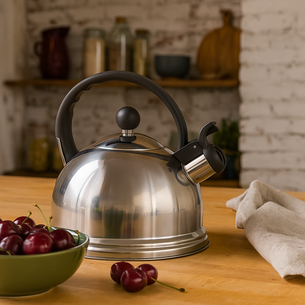 Чайник для плиты DoubleBase со свистком нержавеющая сталь/двойное дно 2,5 л (28410807) - фото 7 Чайник для плиты DoubleBase со свистком нержавеющая сталь/двойное дно 2,5 л (28410807) - фото 7