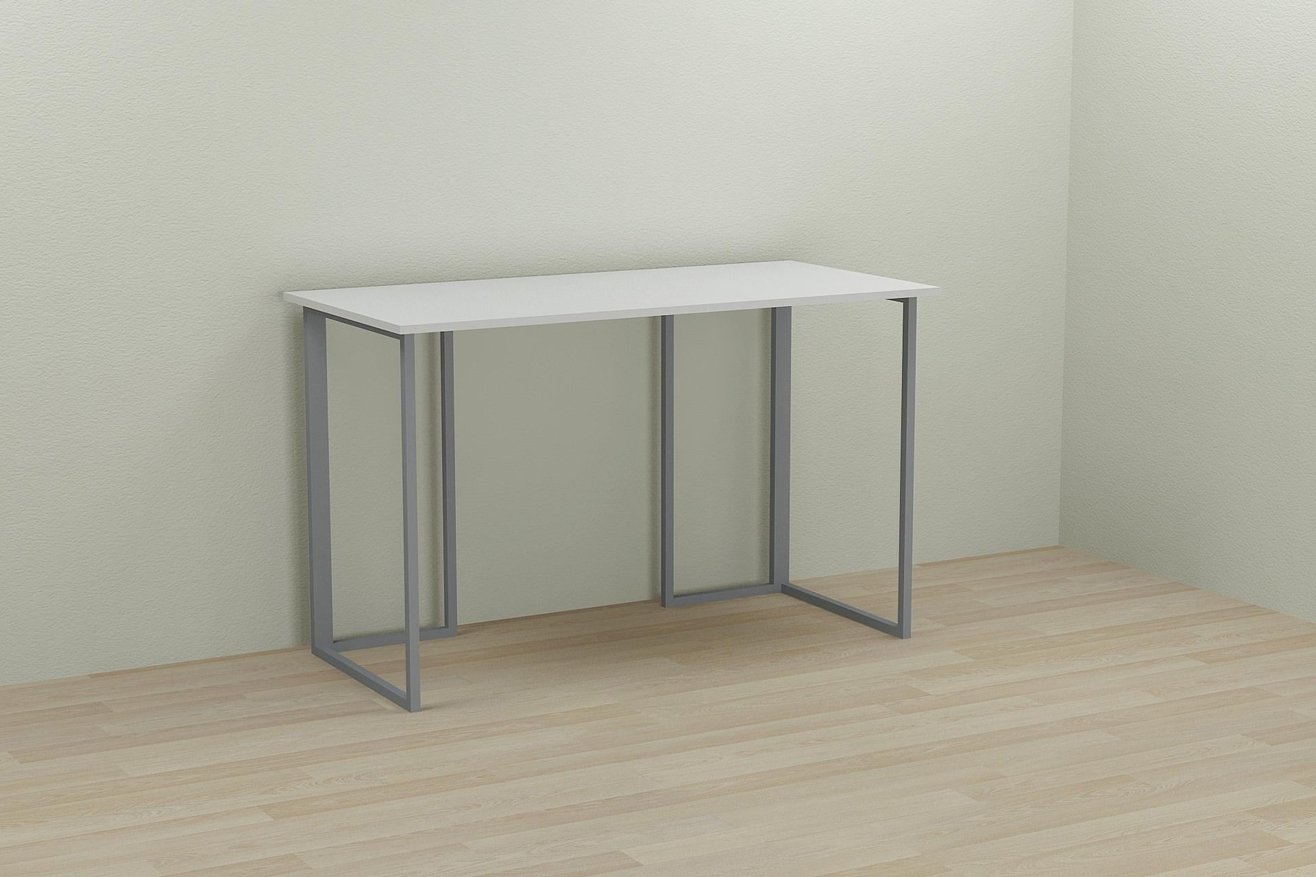 Стол компьютерный Ferrum-decor Ханна ДСП 16 мм 75x120x60 см Серый/Белый (FRD-101401)