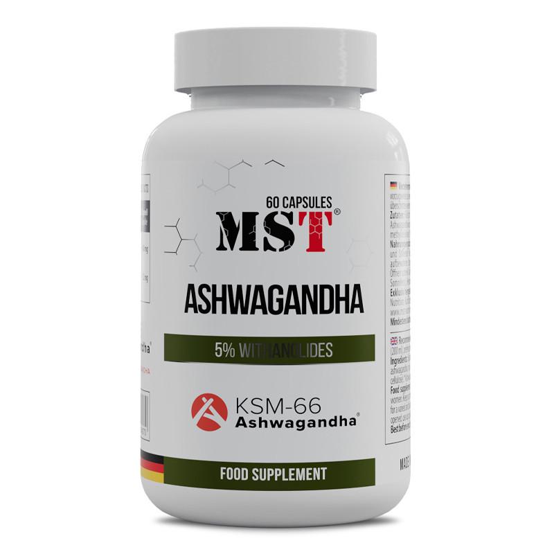 Ашваганда MST Ashwagandha KSM-66 60 капс. (22928-01) Ашваганда MST Ashwagandha KSM-66 60 капс. (22928-01)