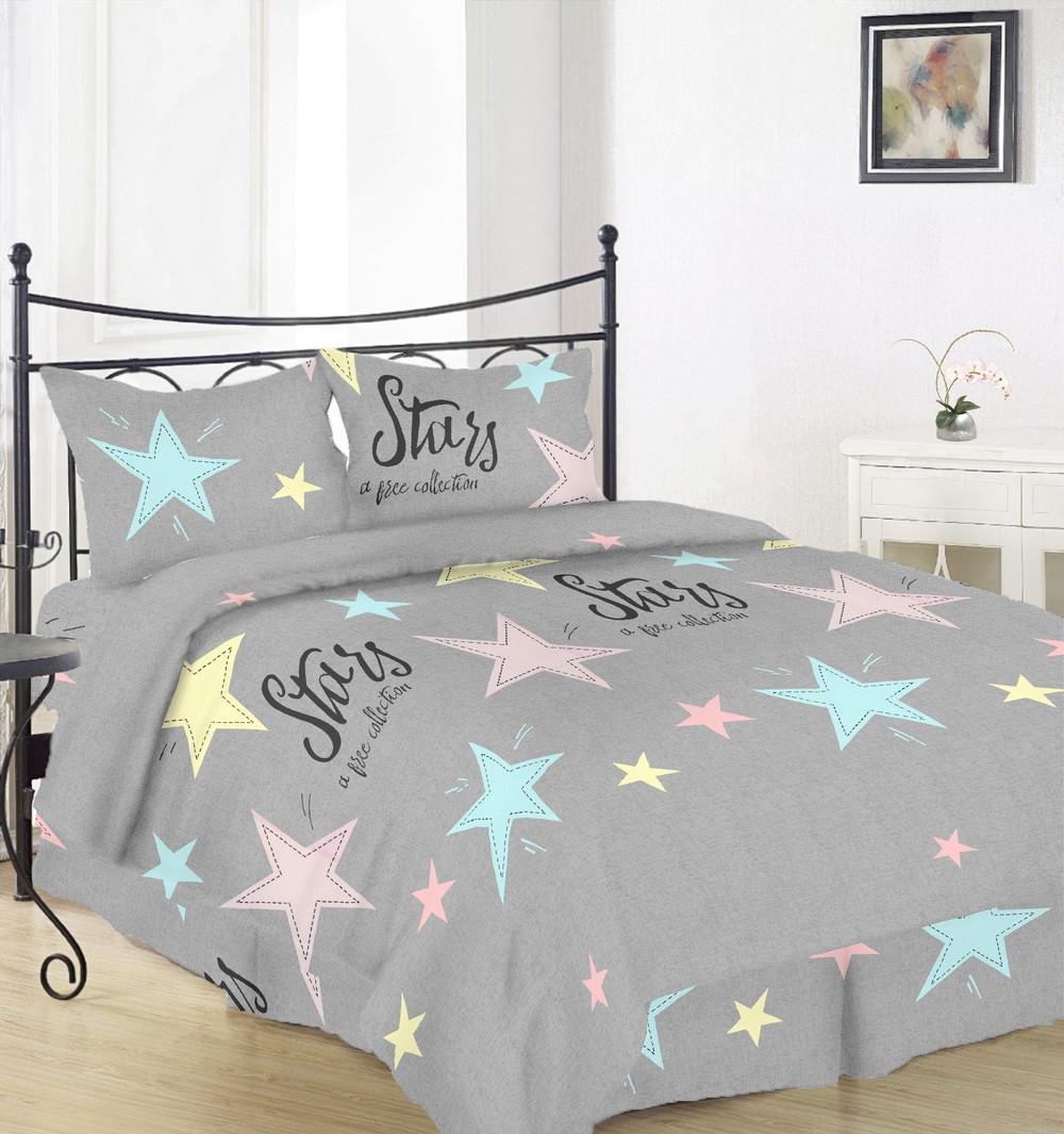 Простирадло Вілена Голд Супер стар бязь полуторне 145х220 см