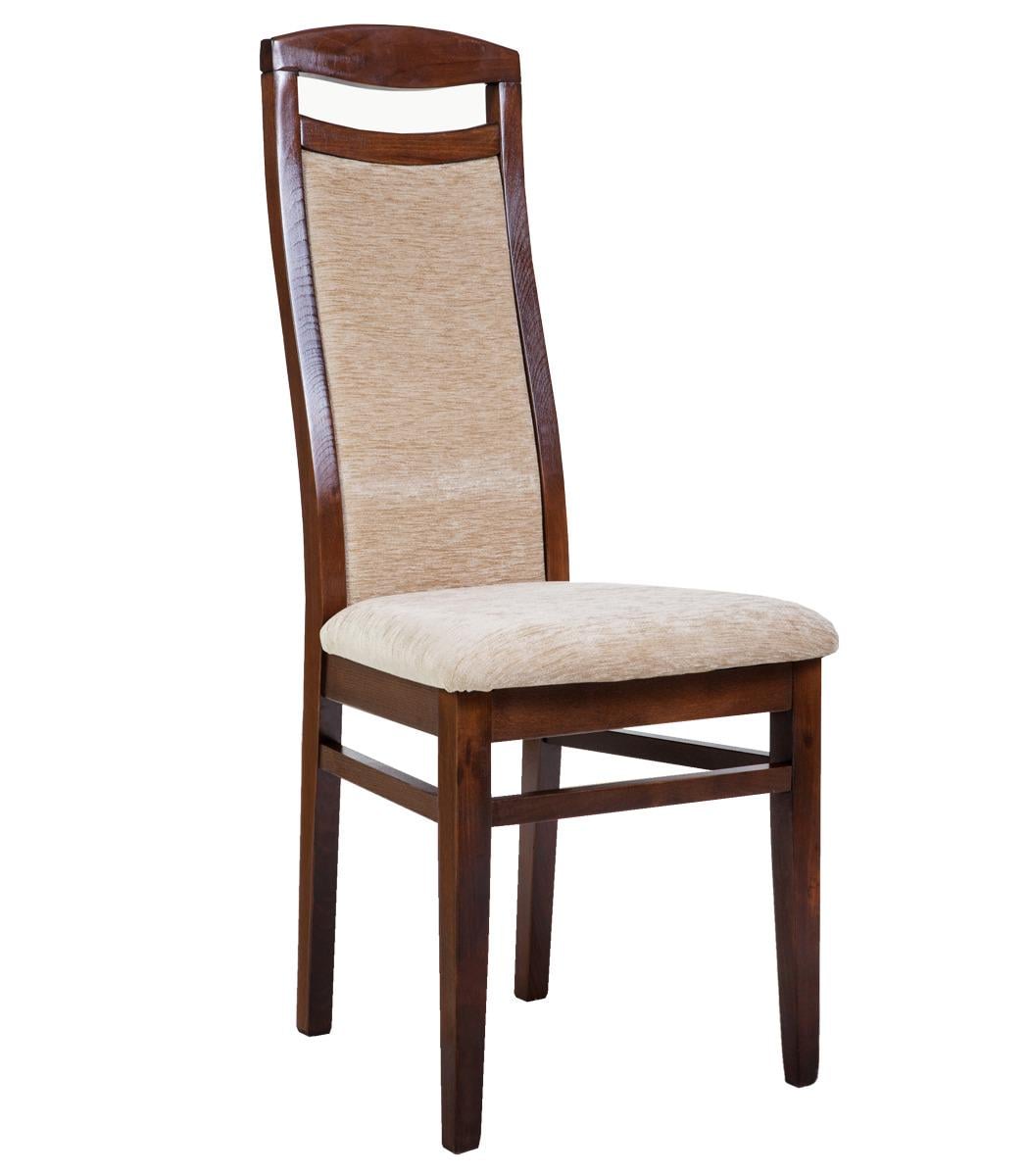 Стул кухонный Мікс Меблі Яна дерево/ткань Bari 56 Орех темный/Бежевый