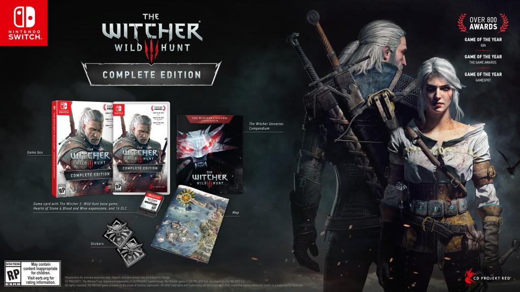 ᐉ Игра The Witcher 3: Wild Hunt Complete Edition для Nintendo
