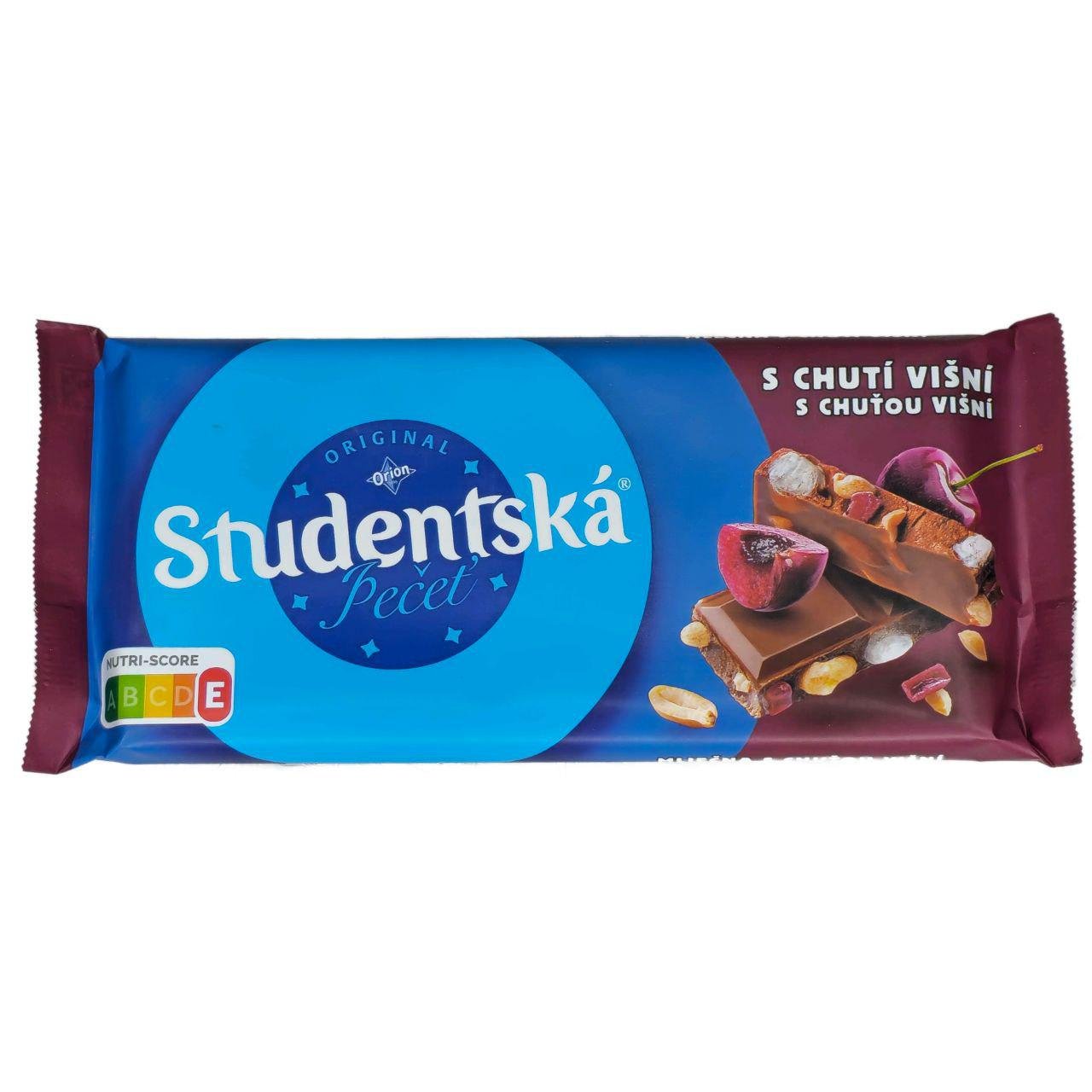 Шоколад Studentska Milk Visni вишня 170 г (83195)