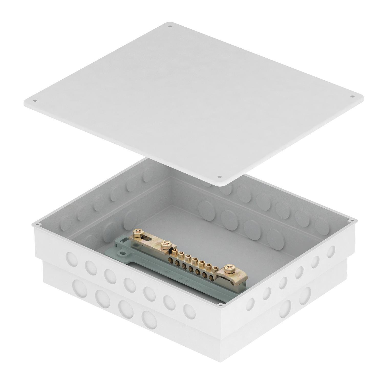 Шина зрівнювання потенціалів OBO bettermann 1809 UP 7x25 мм2  прут ø 8-10 мм смуга 30 мм латунь для прихованого монтажу (5015065)