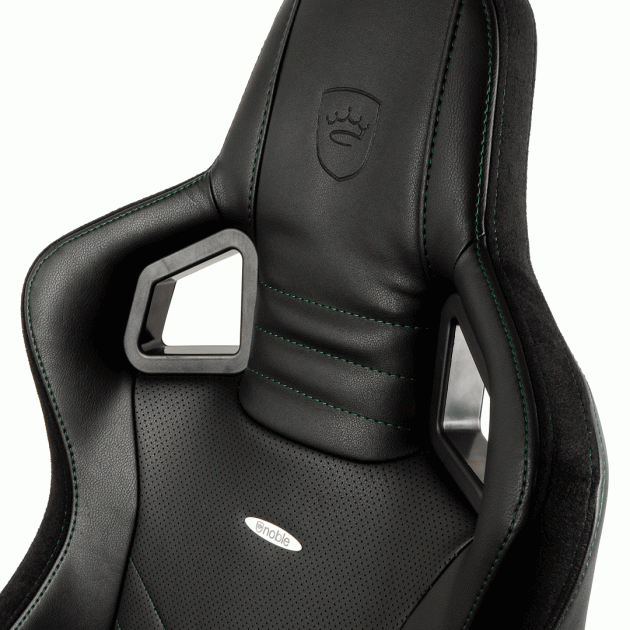 Крісло для геймерів Noblechairs Epic Black/Green (10307392) - фото 2