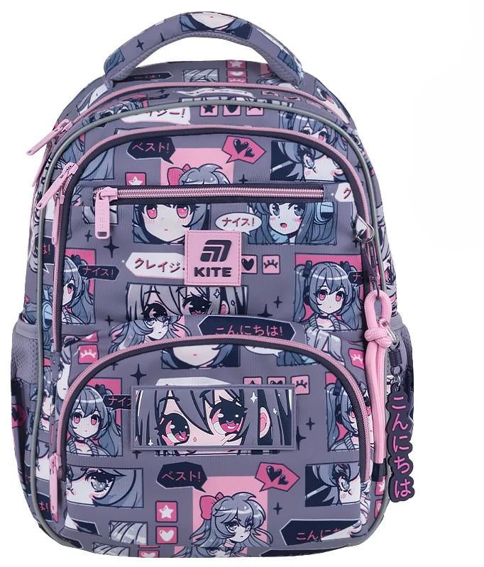 Шкільний рюкзак KITE Education Anime Girl Фіолетовий (K25-773M-5)