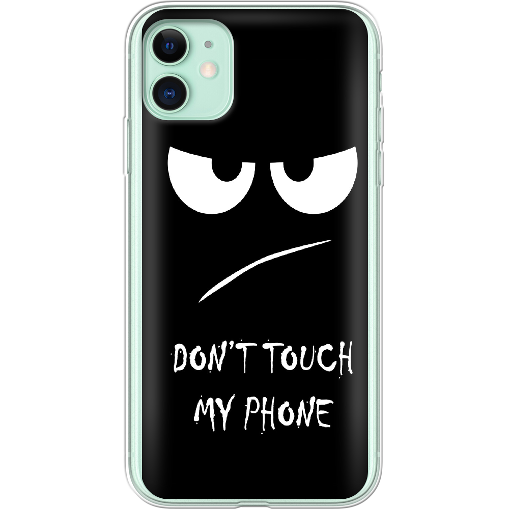 Чохол Boxface iPhone 12 mini Don't Touch my Phone Прозорий силікон (41084-up535-41084)