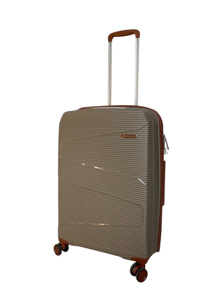 Валіза дорожня середня AIRTEX Worldline 293 поліпропілен M Шампань - фото 4