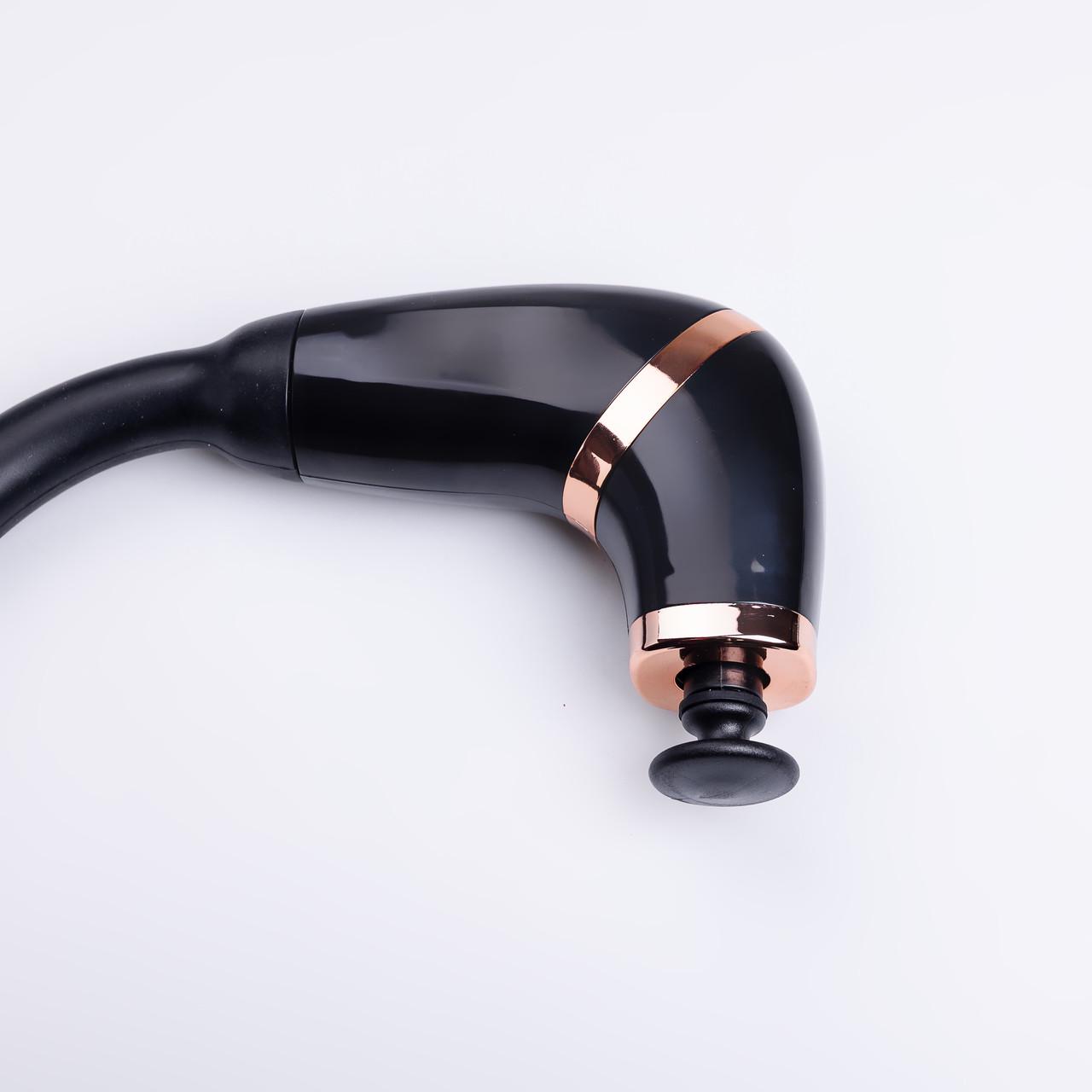 Массажер перкуссионный ручной аккумуляторный 17 Вт зарядка от USB до 3200 об/мин Черный (7213) - фото 4 Массажер перкуссионный ручной аккумуляторный 17 Вт зарядка от USB до 3200 об/мин Черный (7213) - фото 4