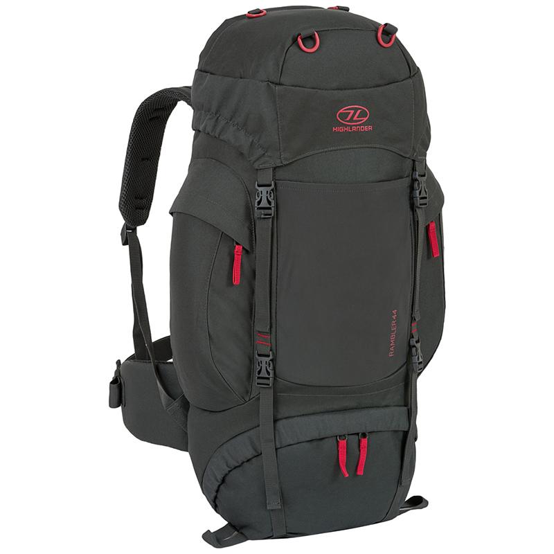 Рюкзак туристический Highlander Rambler 44 л Black (927907)