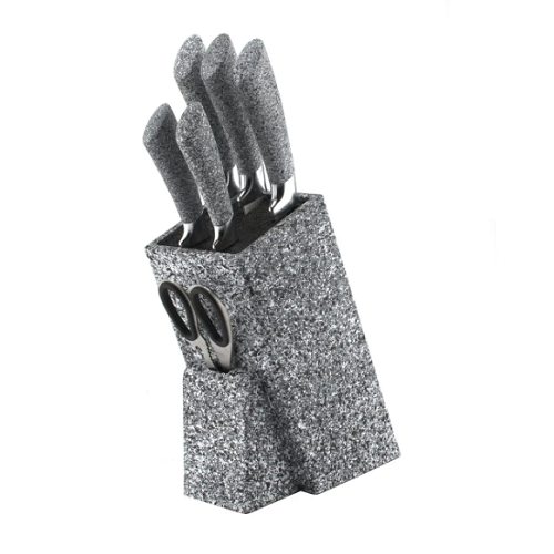 Набор ножей Benson с подставкой (BN-404-N)