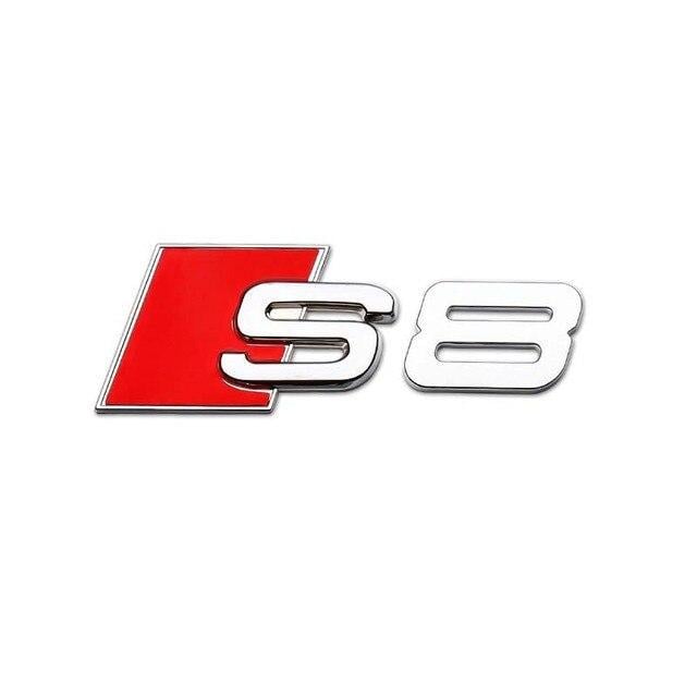Эмблема на крылья/задняя часть S8 Хром Audi (1685066759)