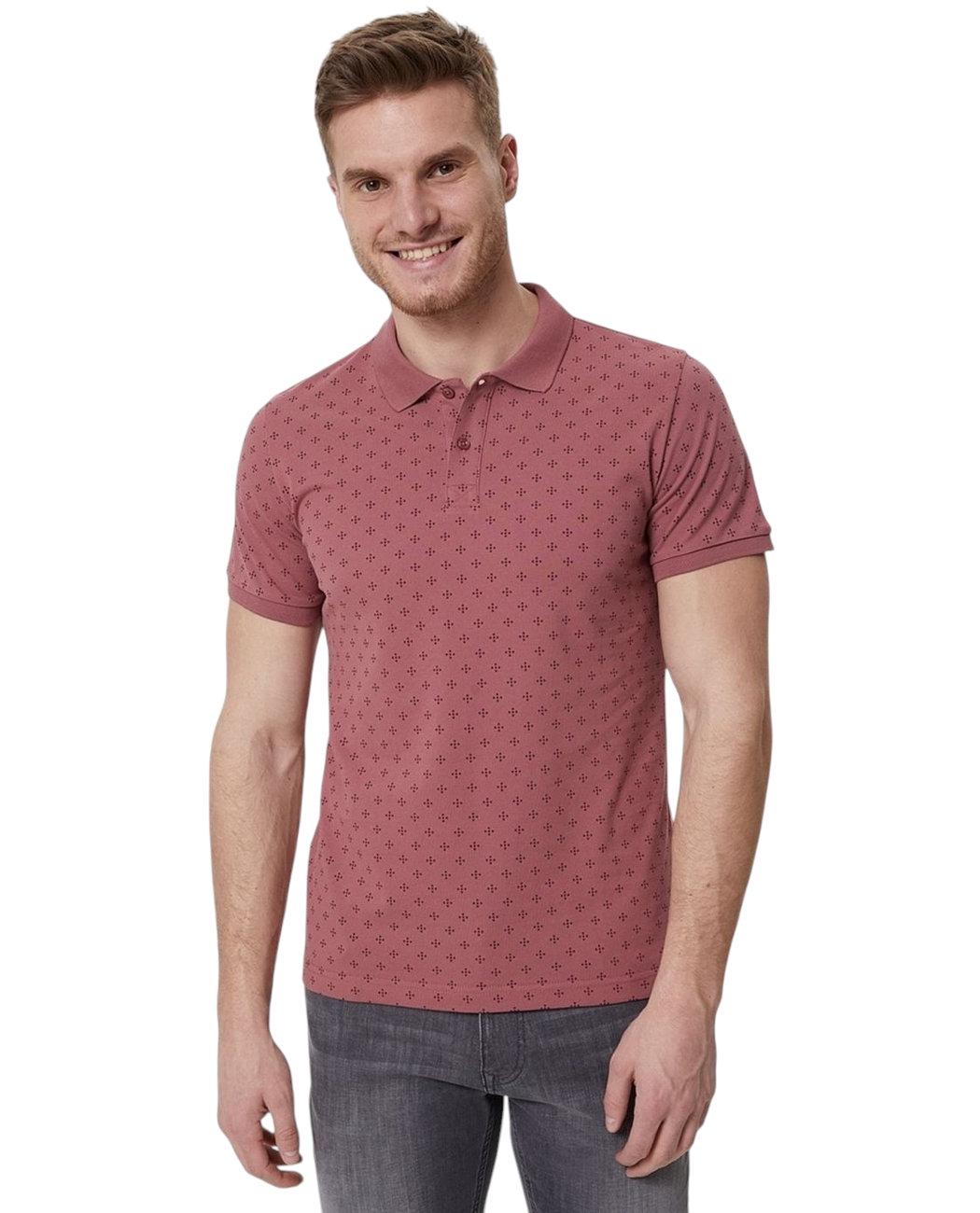 Футболка-поло чоловіча Lee Cooper Polite 222LCM242060ROSE M Бордовий (8682272295326)