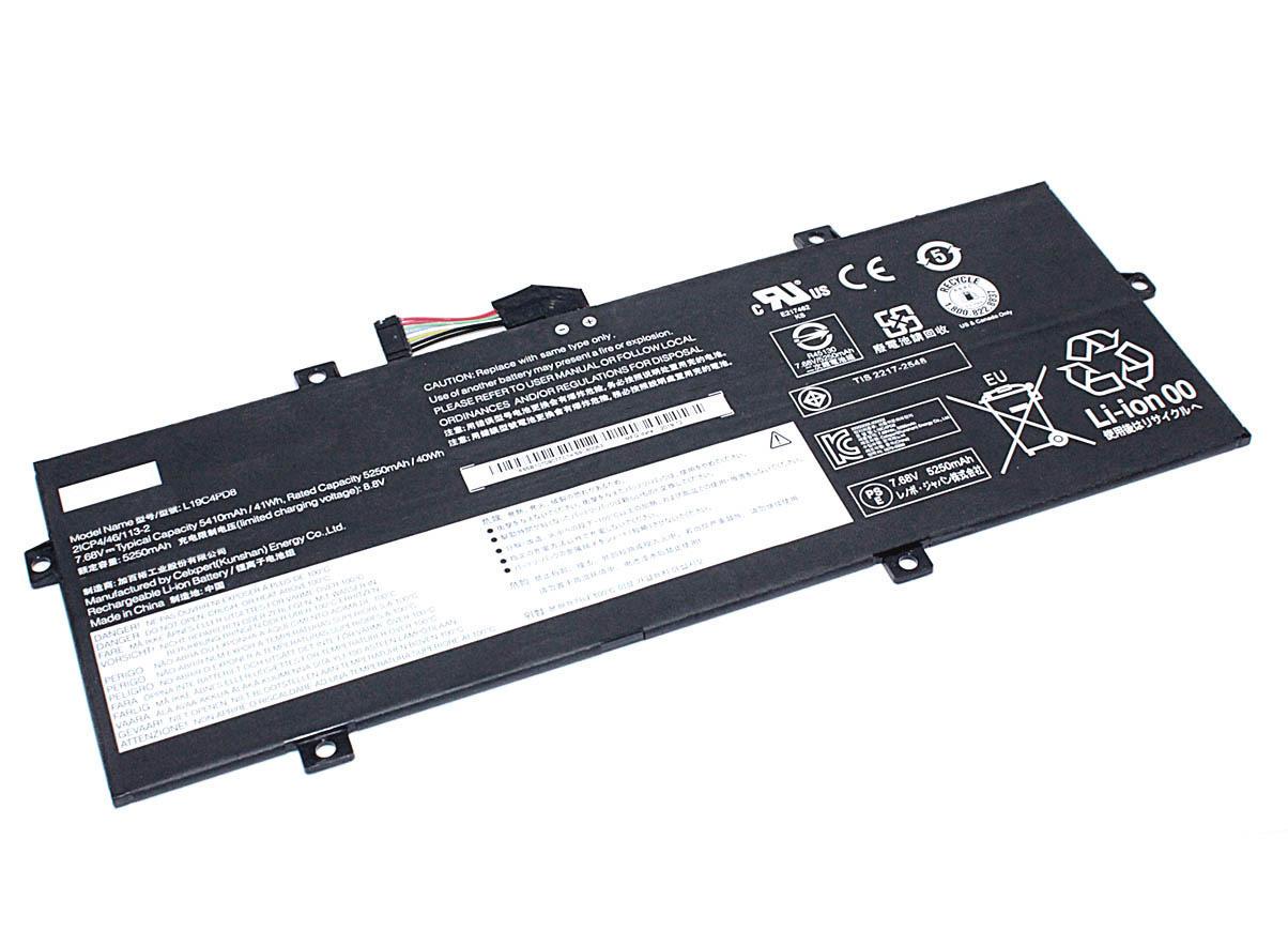 Аккумулятор для ноутбука Lenovo L19C4PD8 Yoga Duet 2020 7,68 V 5410 mAh (080343)