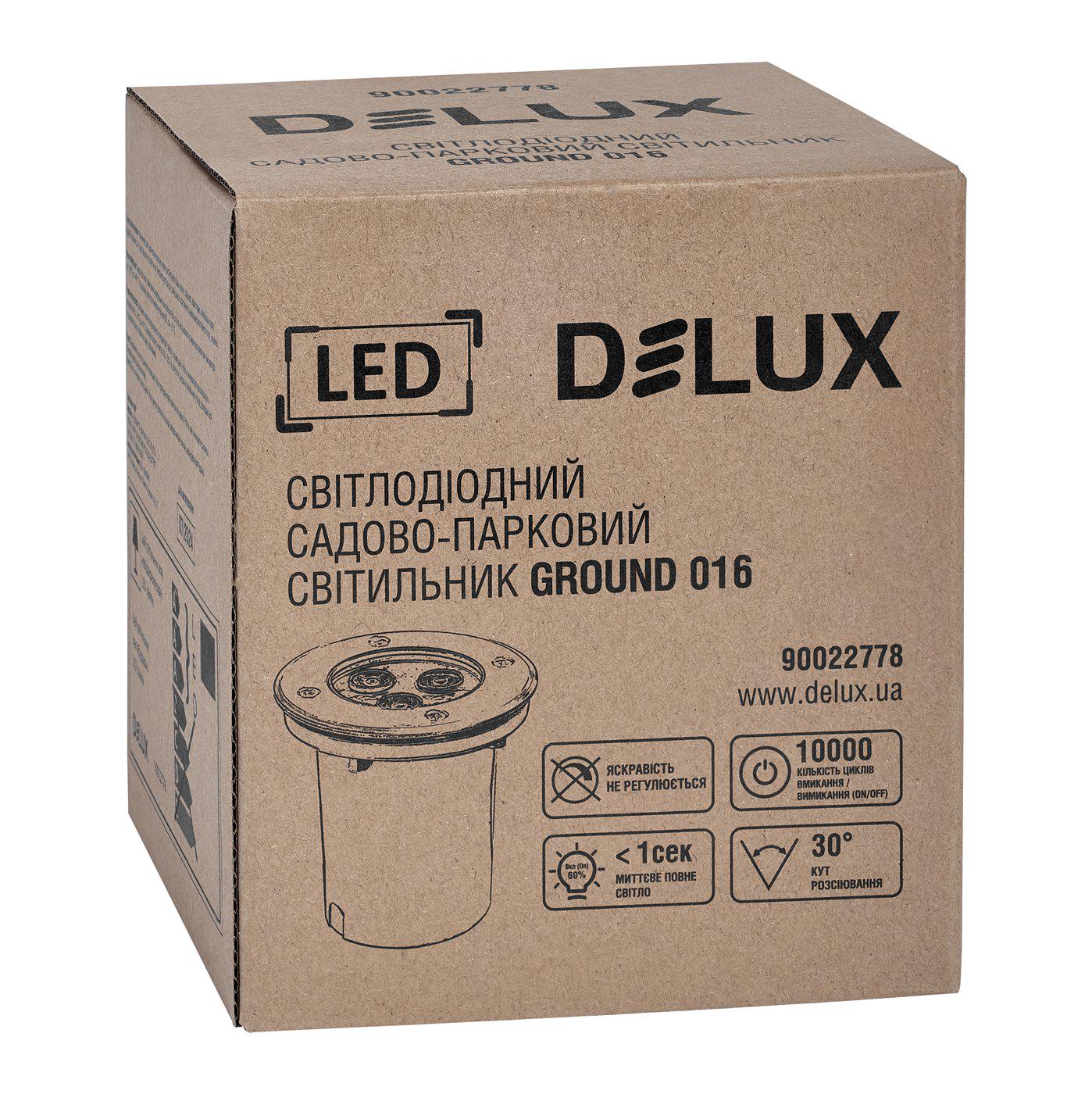 Садово-парковый светильник GROUND 016 LED 3W 5000К 230V IP67 Хром матовый (27040297) - фото 3 Садово-парковый светильник GROUND 016 LED 3W 5000К 230V IP67 Хром матовый (27040297) - фото 3