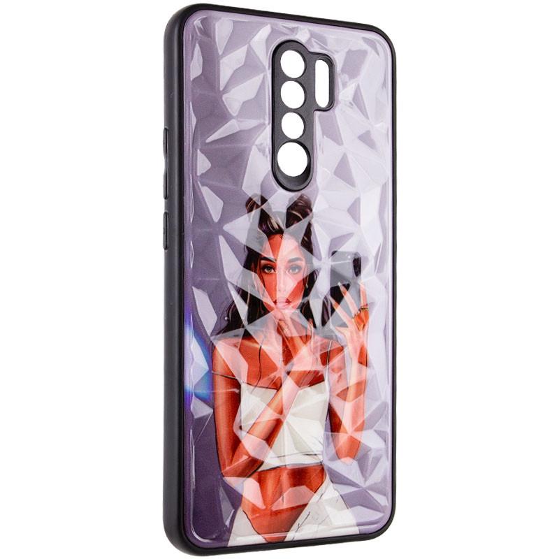 Протиударний TPU+PC чохол Prisma Ladies для Xiaomi Redmi Note 8 Pro / Black in White