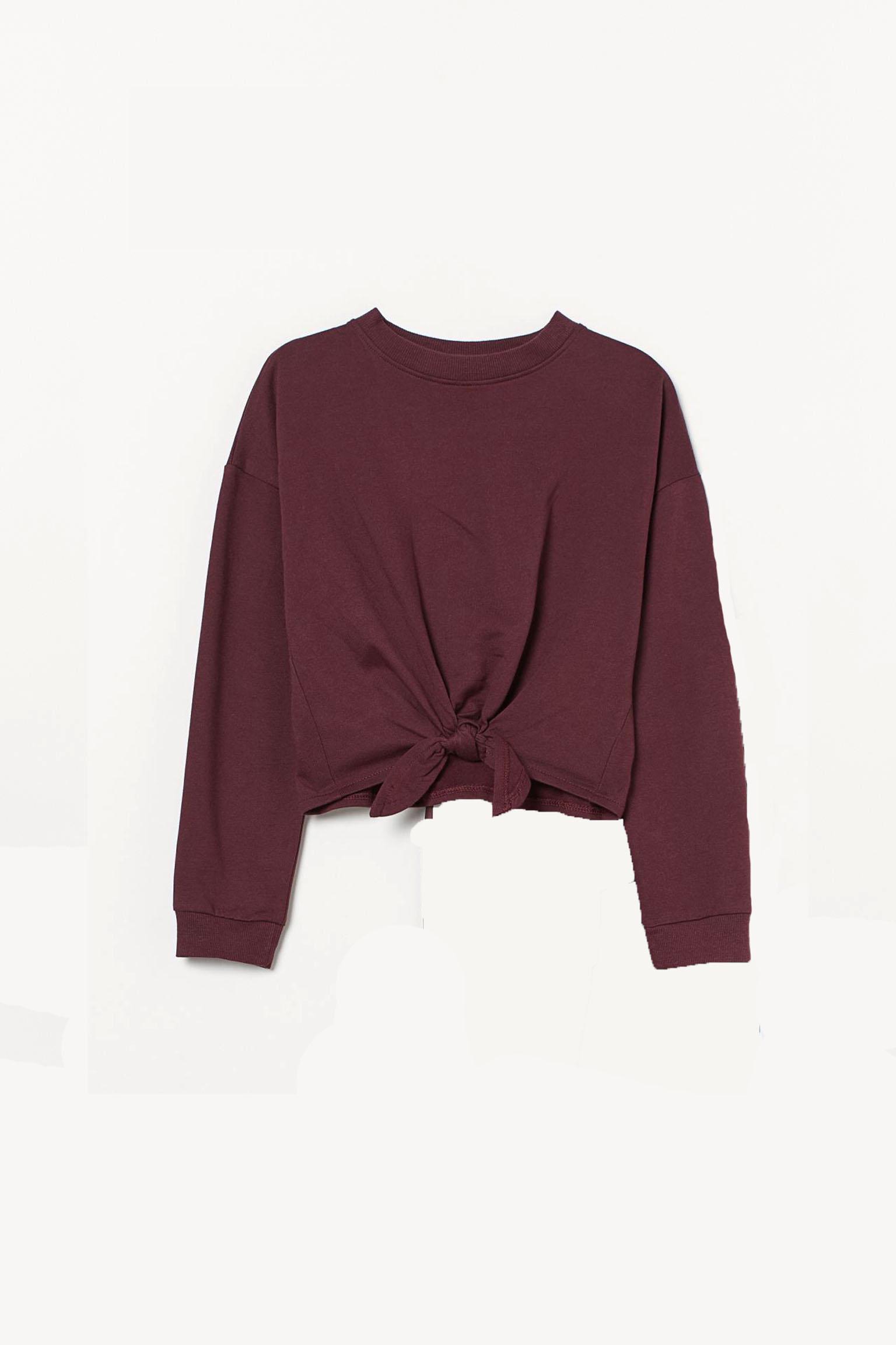 Свитшот H&M 158 см Бордовый (290794003622)