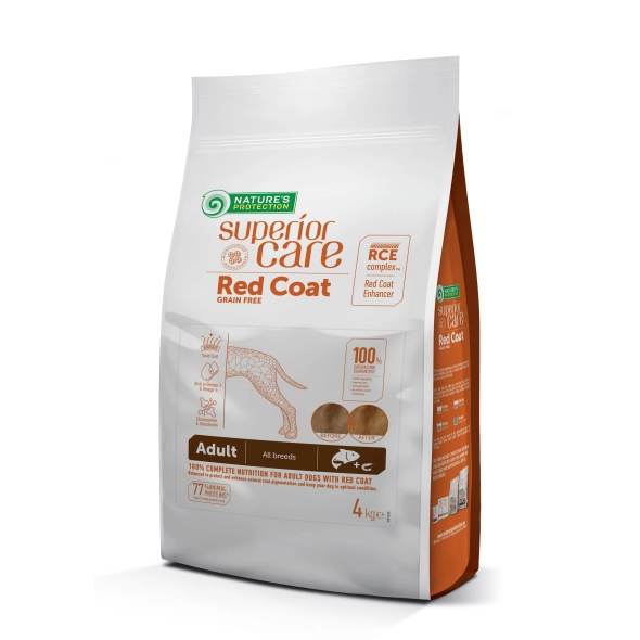 Корм сухой беззерновой Superior Care Red Coat Grain Free All для взрослых собак всех пород с рыжей окраской шерсти (NPSC47234)