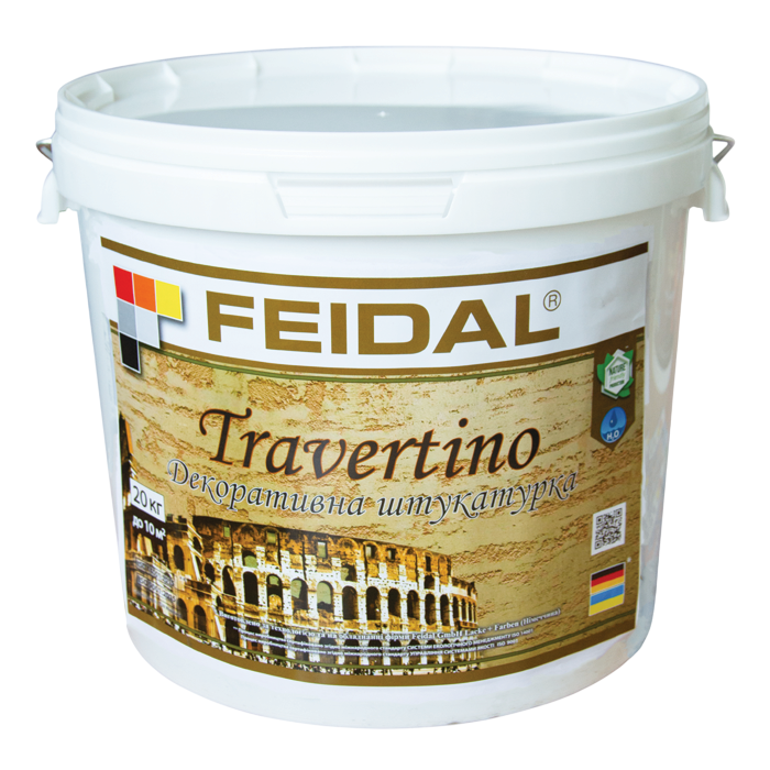 Штукатурка декоративна Feidal Travertino 20 кг (1886454892)