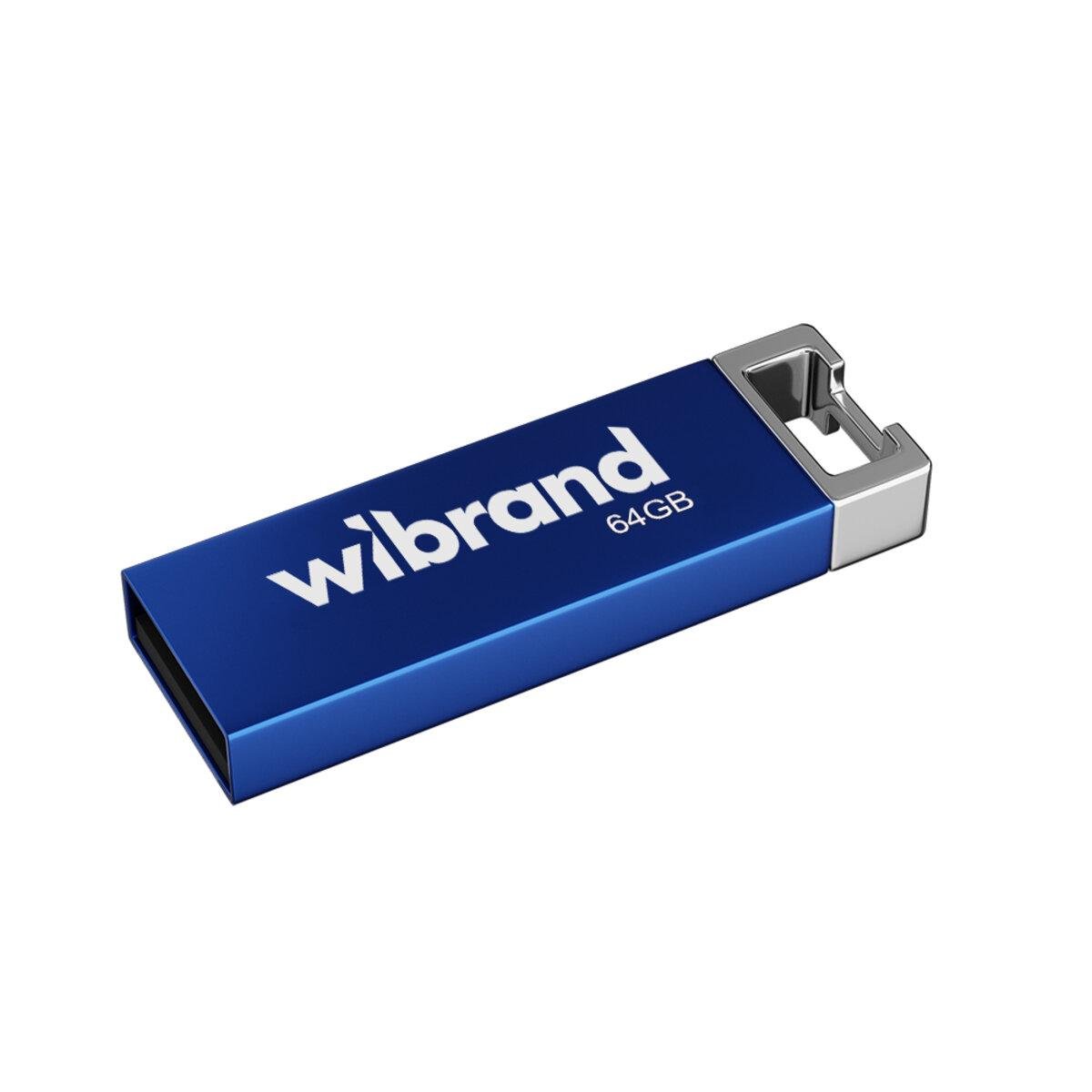 Флеш-память USB Wibrand Chameleon WI2.0/CH64U6U 64 Гб Blue - фото 1