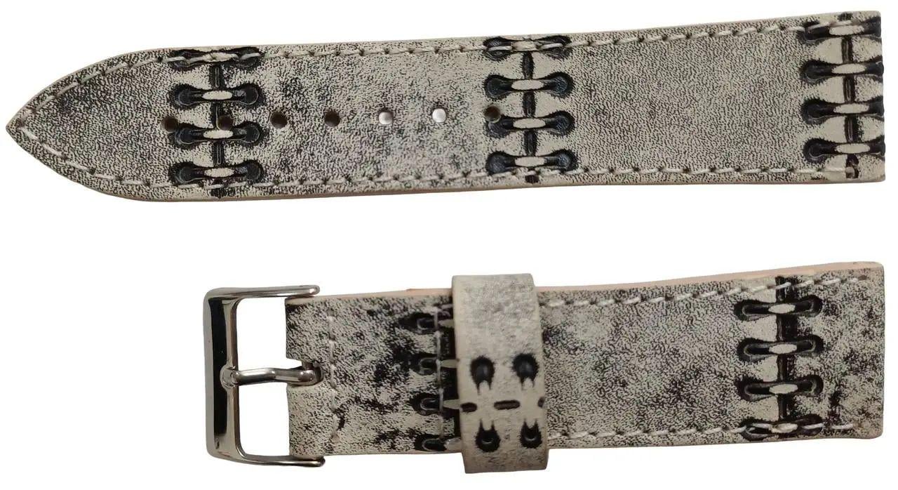 Ремінець для годинника Mykhail Ikhtyar натуральна шкіра 22 мм Сірий (S22-012S grey) Ремінець для годинника Mykhail Ikhtyar натуральна шкіра 22 мм Сірий (S22-012S grey)