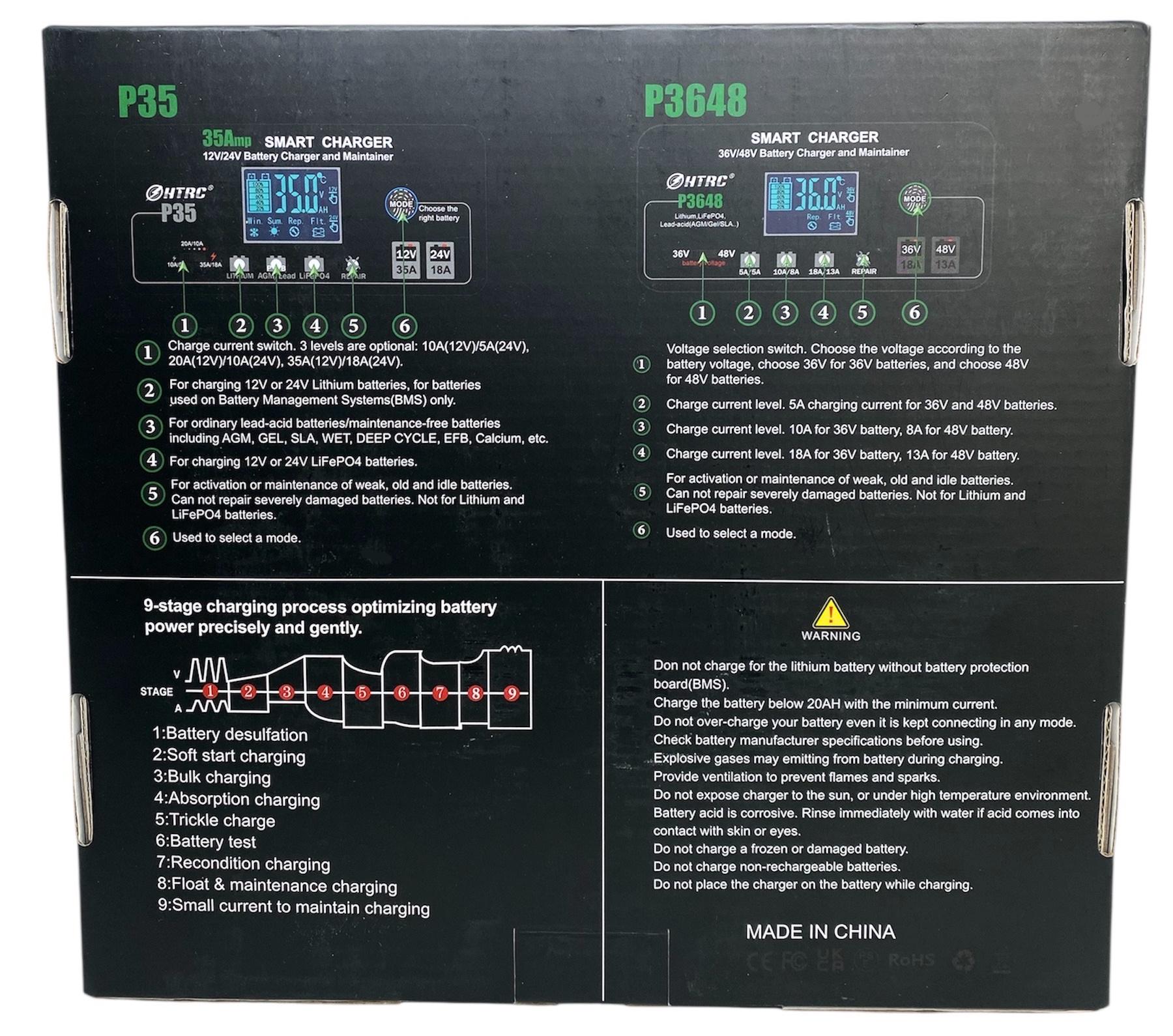 Зарядний пристрій HTRC SMART BATTERY CHARGER 35A - фото 9