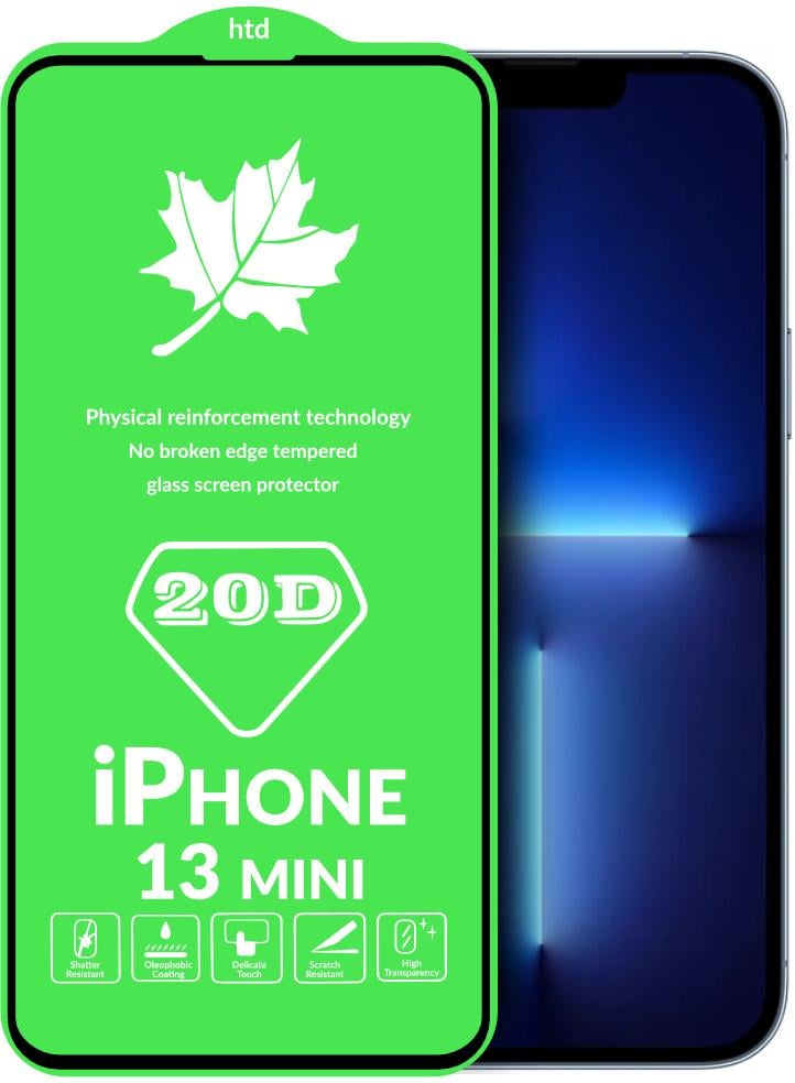 Защитное стекло 20D Glass для iPhone 13 mini большой радиус (25197) Защитное стекло 20D Glass для iPhone 13 mini большой радиус (25197)