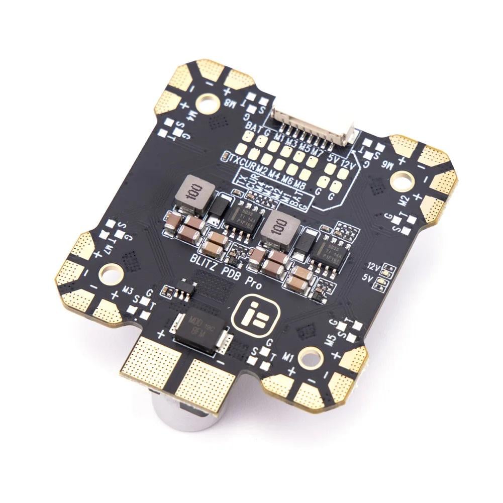Контроллер разведения питания iFlight BLITZ PDB Pro 4-8S 330A/80A with BEC 5V/3A 12V/2A (00-00025964) Контроллер разведения питания iFlight BLITZ PDB Pro 4-8S 330A/80A with BEC 5V/3A 12V/2A (00-00025964)