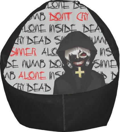 Кресло-груша Tokyo Ghoul Gray M (13274976)