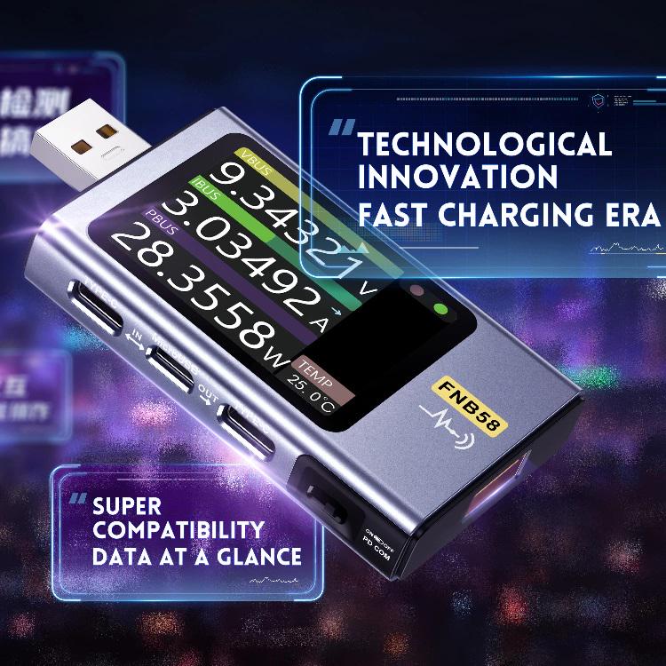 Тестер професійний Fnirsi FNB 58 USB - фото 7