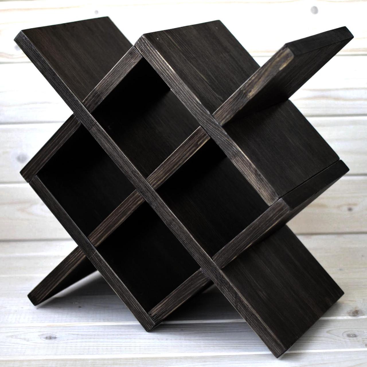 Полка для вина настольная Альма Венге (Впс-007812)