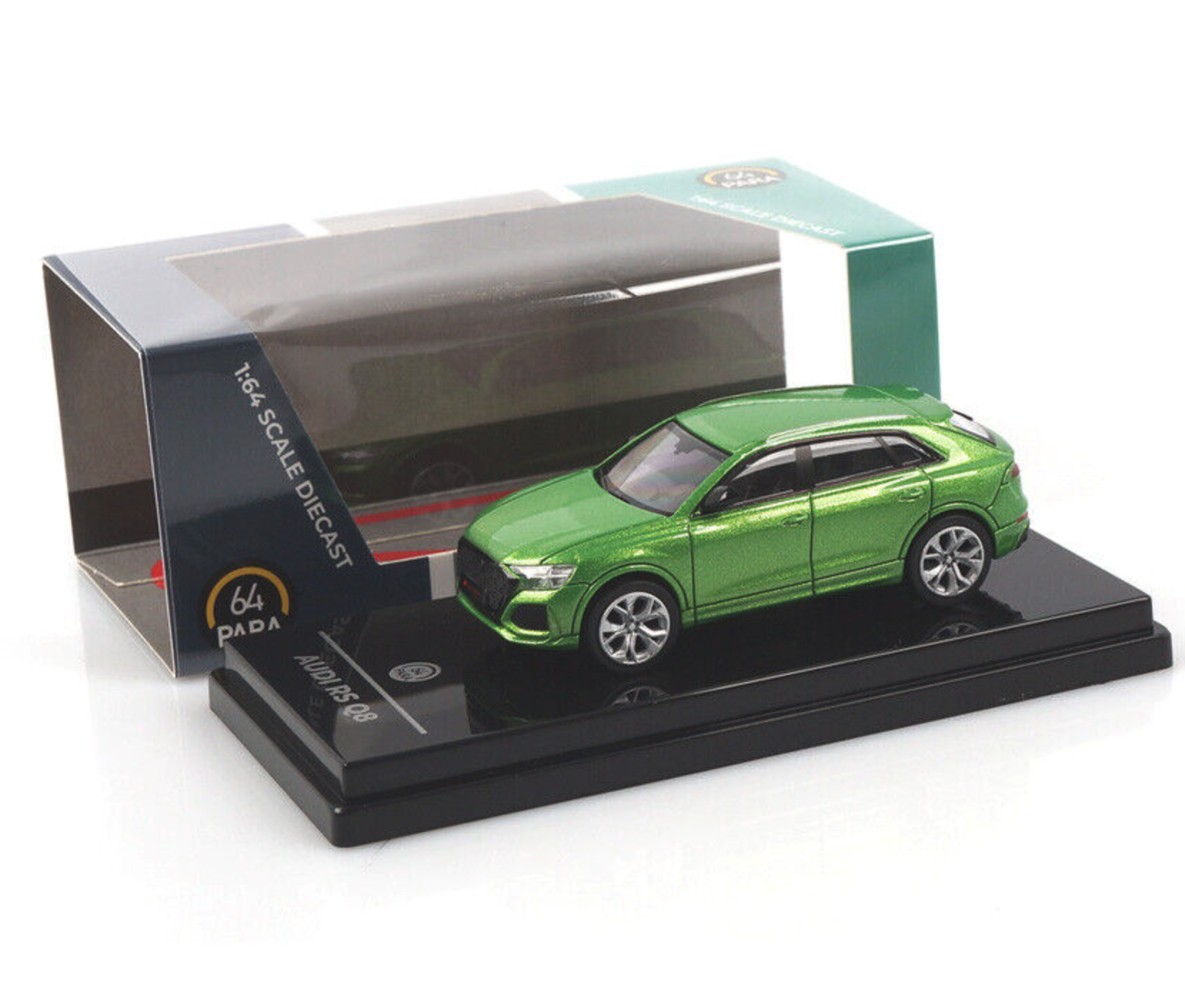 Модель автомобиля Para64 1:64 Audi RS Q8 Java Green (PA-55171)