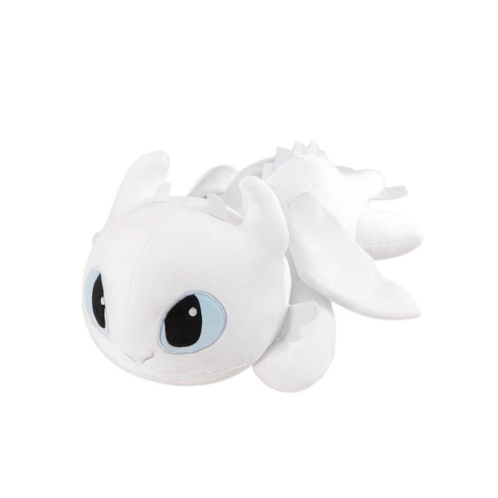 М'яка іграшка дракон беззубик-денна фурія 40 см Білий (NR0265_2)