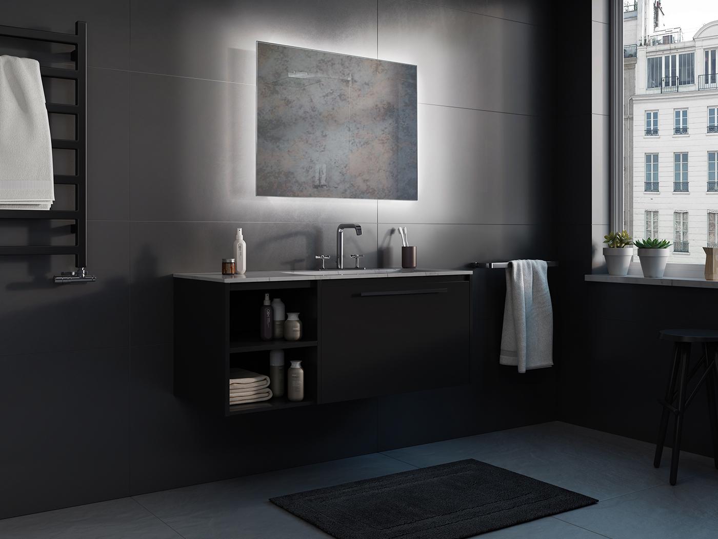 Дзеркало Dim Dzerkal TRAMA з LED-підсвіткою 80х160 см (8910)