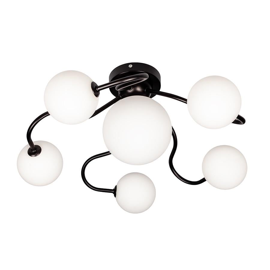 Люстра 752X101F-6 BK/WH Черный/Белый