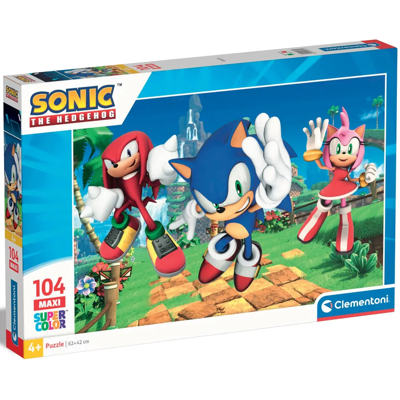 Пазл Соник Clementoni SuperColor Sonic the Hedgehog 104 эл. (SKU-220)