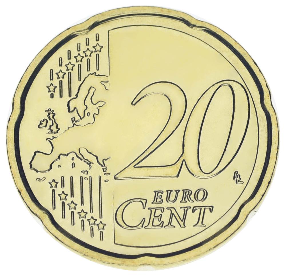 Коллекционная монета Германия 20 евроцентов 2022 UNC G (М18345)