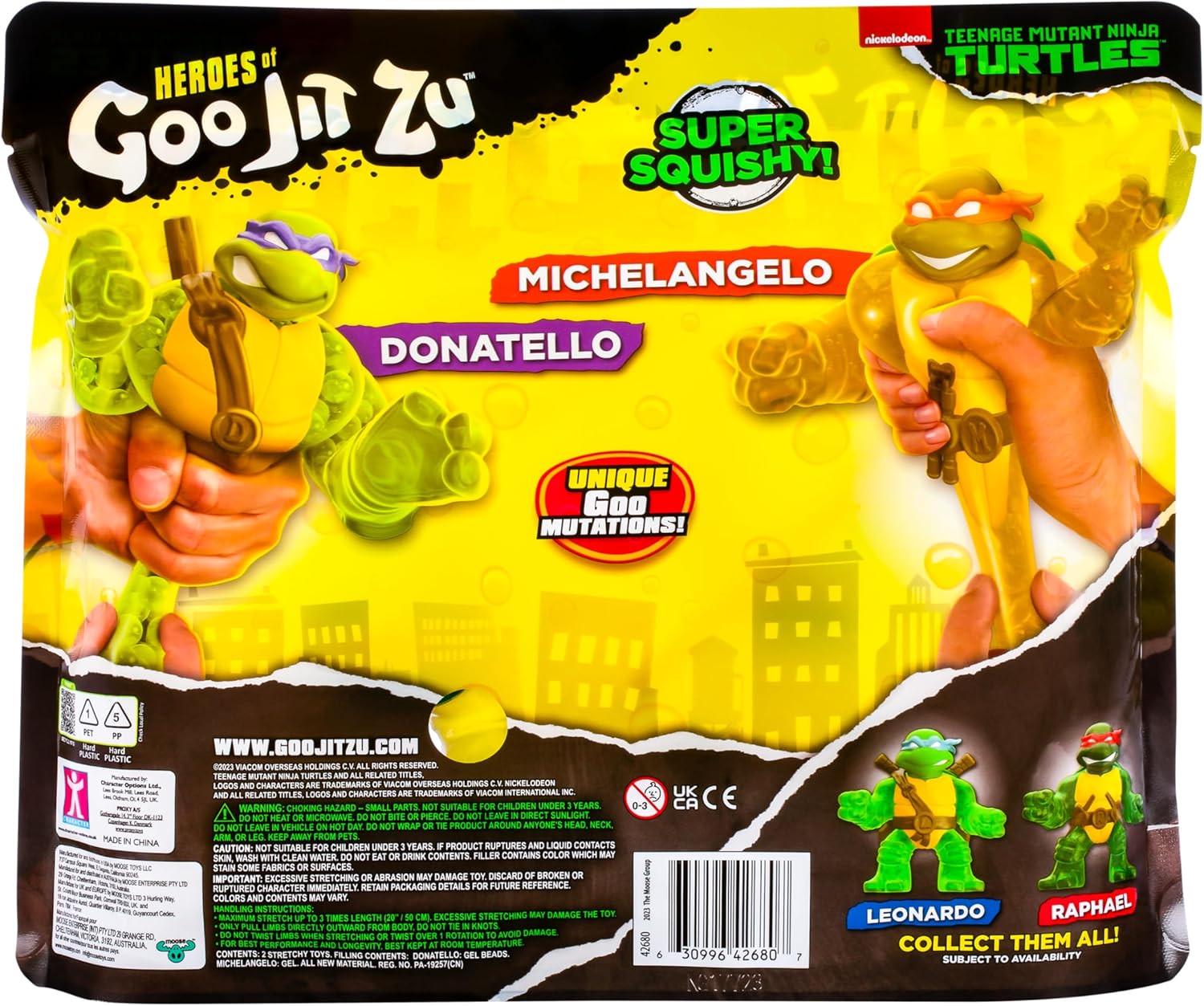 Набір тягучок Гуджитсу Мікеланджело і Донателло Heroes of Goo JIT Zu Teenage Mutant Ninja Turtles - фото 8 Набір тягучок Гуджитсу Мікеланджело і Донателло Heroes of Goo JIT Zu Teenage Mutant Ninja Turtles - фото 8