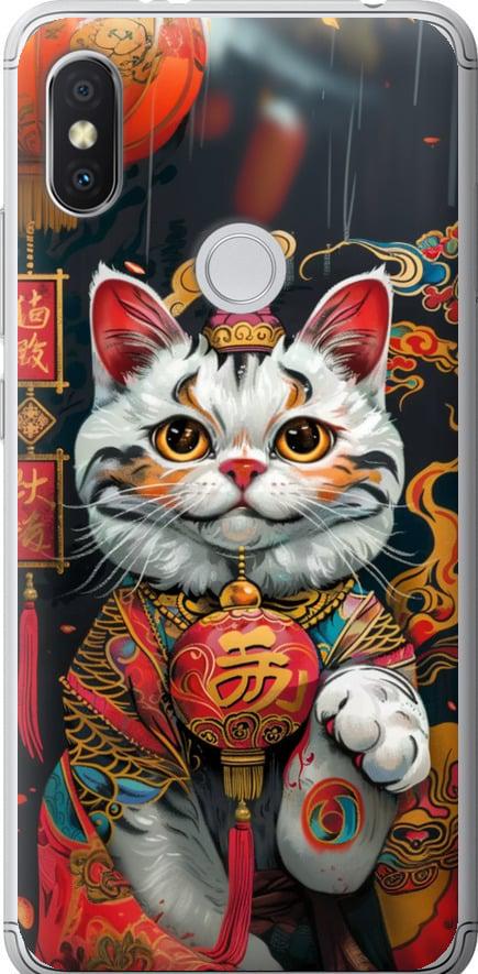 Чехол на Xiaomi Redmi S2 China Cat v2 (6135u-1494-42517) Чехол на Xiaomi Redmi S2 China Cat v2 (6135u-1494-42517)