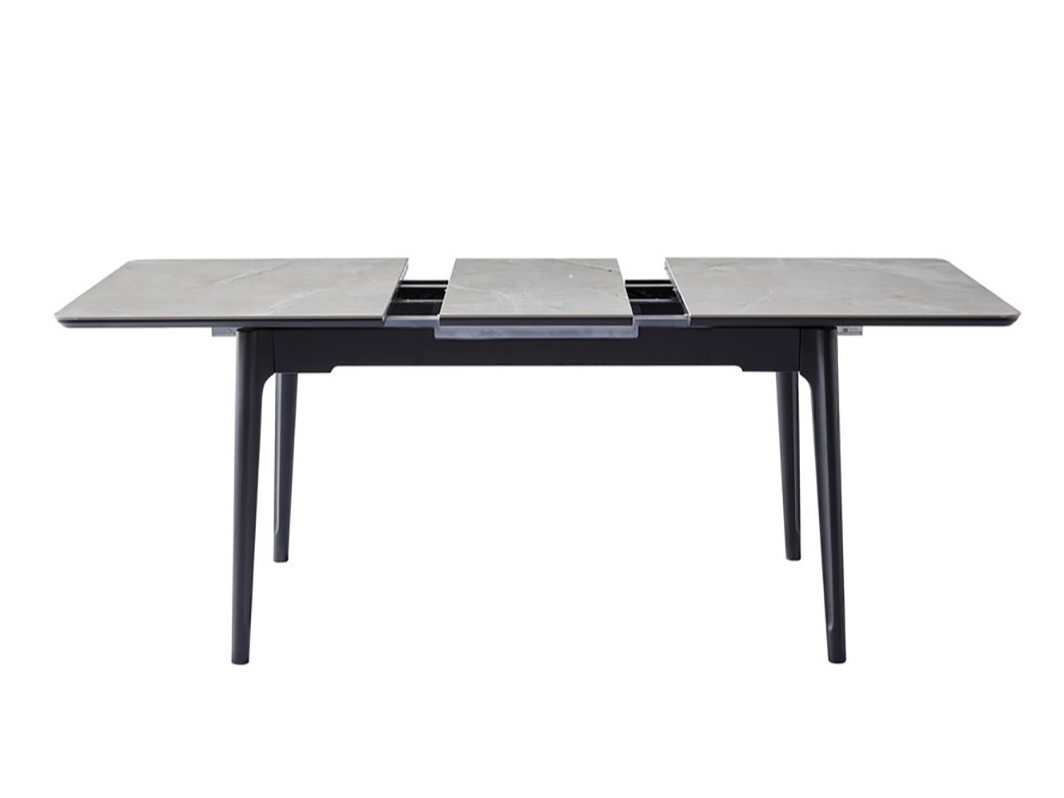 Стол обеденный раздвижной Vetro Mebel 1400- 1800x800x760 мм Калаката мрамор/Черный(TМ-89) - фото 4 Стол обеденный раздвижной Vetro Mebel 1400- 1800x800x760 мм Калаката мрамор/Черный(TМ-89) - фото 4