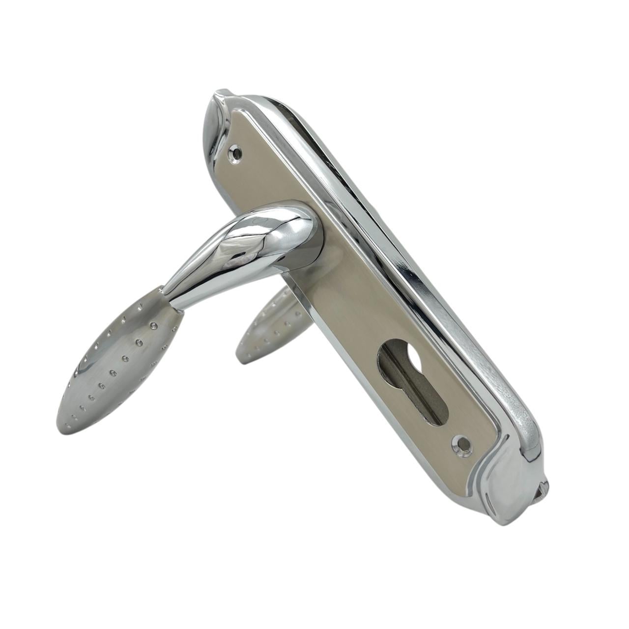 Дверные ручки межкомнатные под цилиндр Siba Milano Yale 62 мм Z01 3K 05 07 (320057)